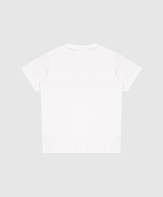 Off-White Детская футболка с вышивкой логотипа 44GAA001S26J001 изображение 2