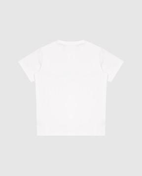 Off-White Детская футболка с вышивкой логотипа 44GAA001S26J001