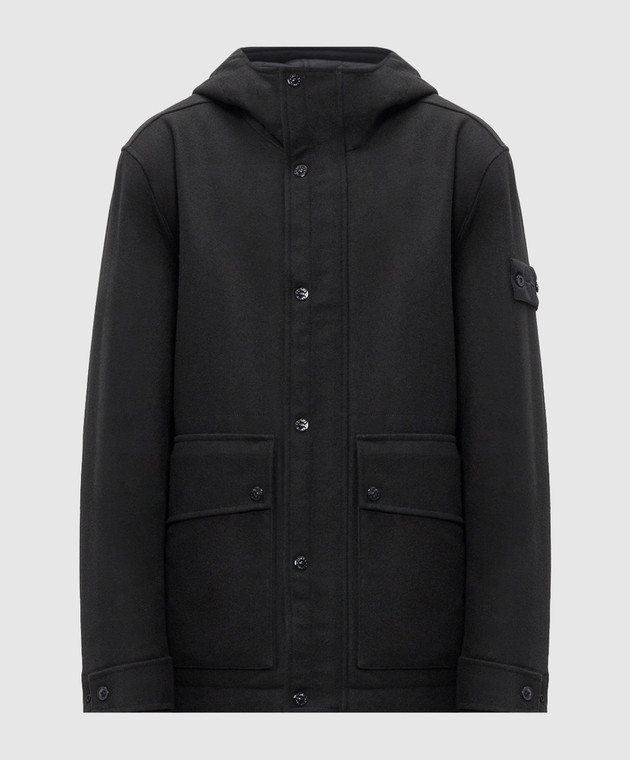 Stone Island Синя куртка з вовною L2S154100018S0F24