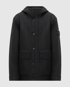 Stone Island Синяя куртка с шерстью L2S154100018S0F24