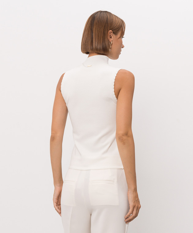 Twinset Белый топ 262TP3034 изображение 4