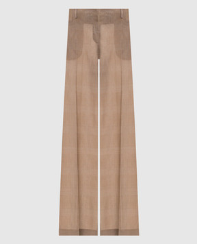 Ermanno Scervino Коричневі штани в клітинку D486P716WJV