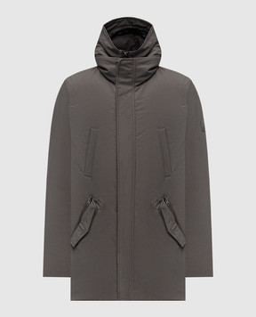 Mackage Серая пуховая куртка Edward с эмблемой EDWARDNFR