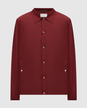 Brunello Cucinelli Бордова вітровка MV4086541