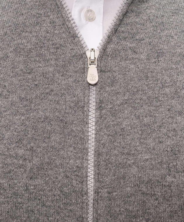 Brunello Cucinelli Серый кардиган M2200106 изображение 5