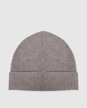 Peserico Серая шапка из шерсти и кашемира R76064F1209470