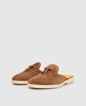 Doucal's Коричневі замшеві мюлі DD8894JOANUF229