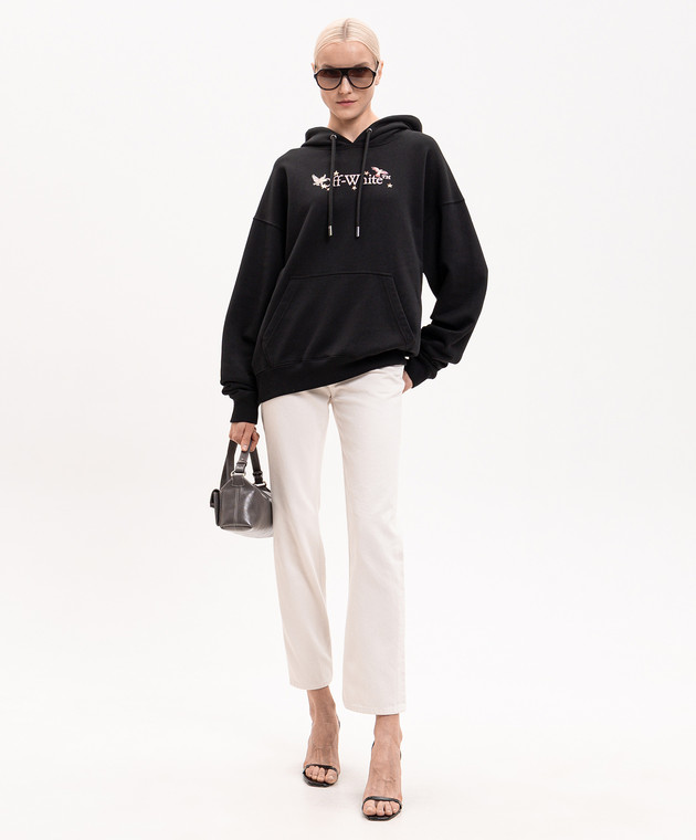 Off-White Черное худи Dream Arrow 29E00297T изображение 2