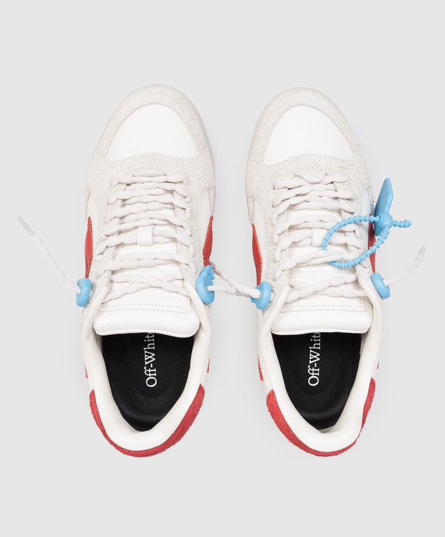 Off-White Комбинированные белые кроссовки End Of Play OWIA28NS26FAB002 изображение 4
