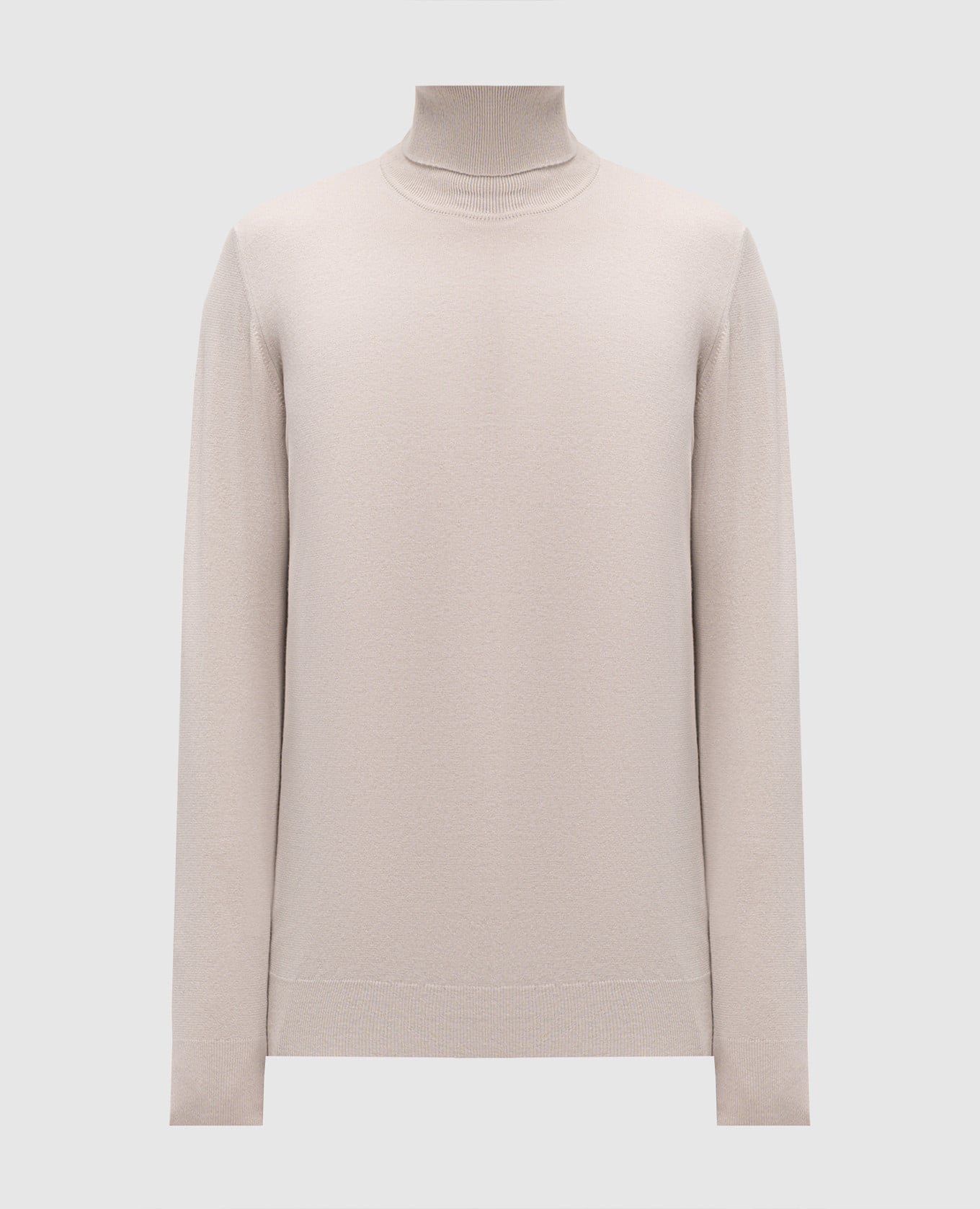 Бежевый гольф из кашемира