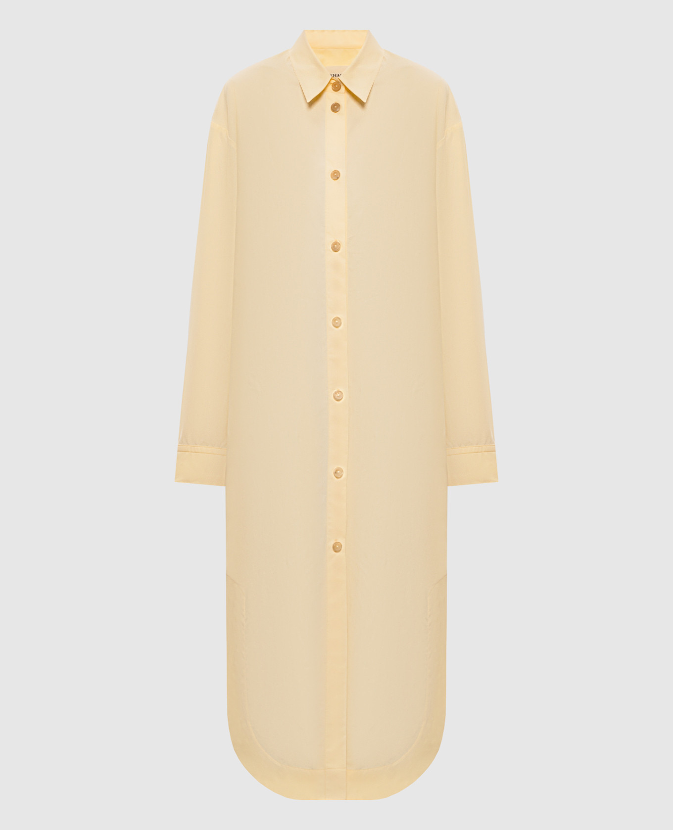 

Желтое платье-рубашка Gloria, Желтый, Повседневные платья