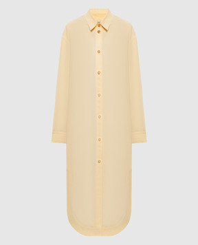 Khaite Желтое платье-рубашка Gloria 5580195
