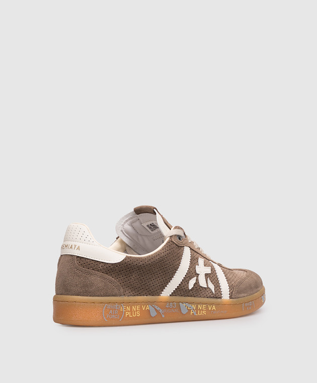 Premiata Коричневые замшевые кроссовки Bonnie BONNIE изображение 3