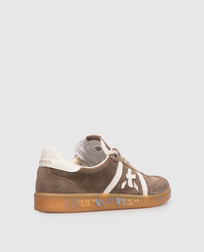 Premiata Коричневі замшеві кросівки Bonnie BONNIE