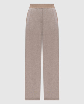 Peserico Сірі спортивні штани з люрексом A04580J02355A