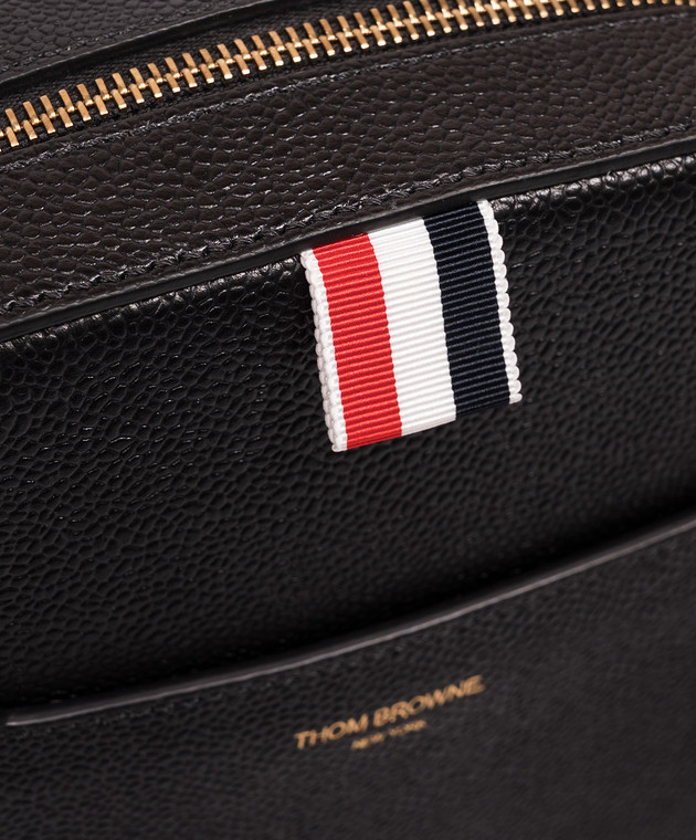 Thom Browne Черная кожаная сумка MAG420A00198 изображение 4