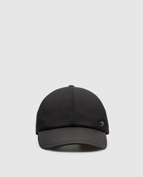 Stefano Ricci Черная кепка с эмблемой MCV61NV15EPL001H