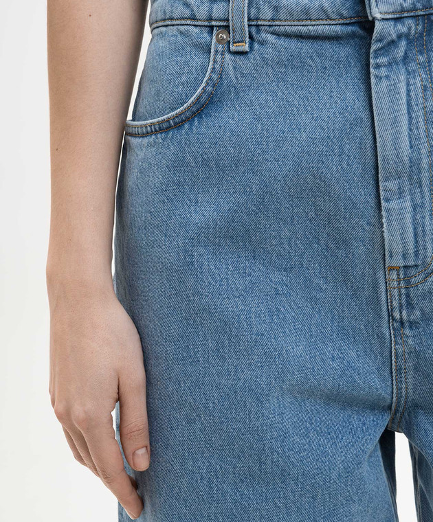 Loulou de Saison Голубые джинсовые шорты ISU ISULDS изображение 5