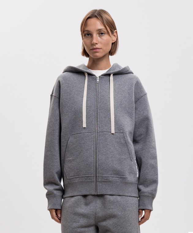Jil Sander Серая утепленная спортивная куртка J02HG0106J20133 изображение 3