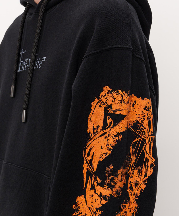 Off-White Черные худи City Nature 44MBB12NF26F007 изображение 5