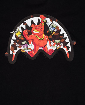 Sprayground Дитяча чорна футболка Get Out Bear SPY1423BLK