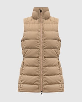 Woolrich Коричневый пуховый жилет Shirley CFWWVE2001FRUT5007