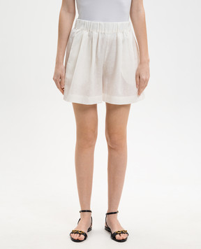Asceno Білі шорти Zurich з льону B027F06C78