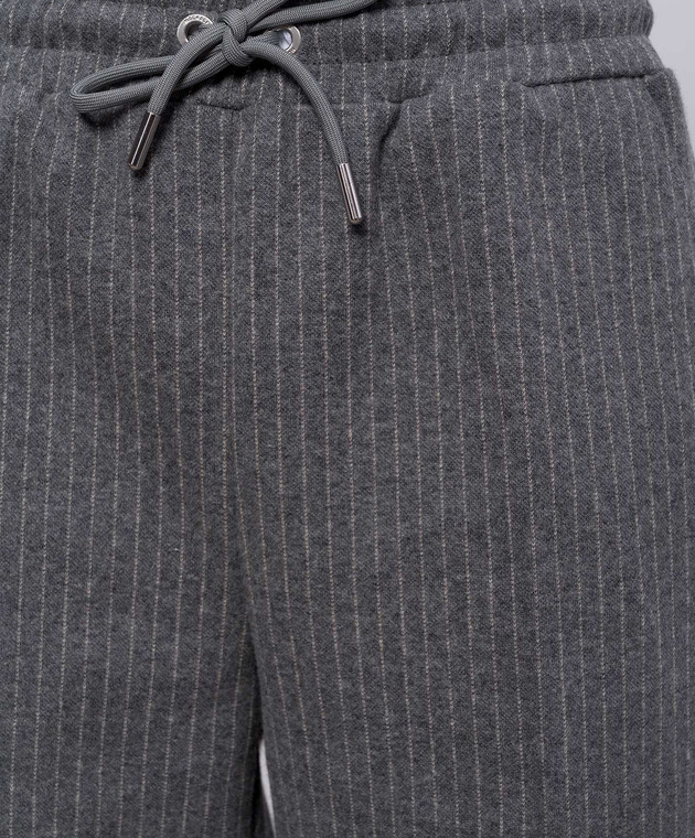 Mackage Серые брюки NEV-K в полоску NEVK изображение 5