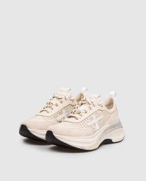Premiata Бежеві комбіновані кросівки Hill HILL8242