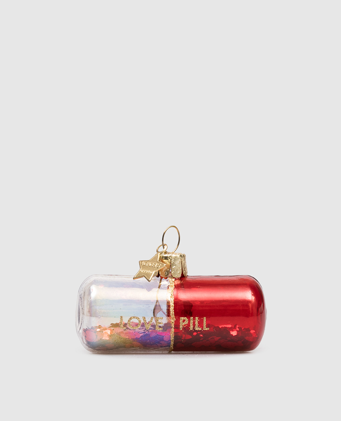 

Елочная игрушка Love Pill, Красный, Елочные украшения