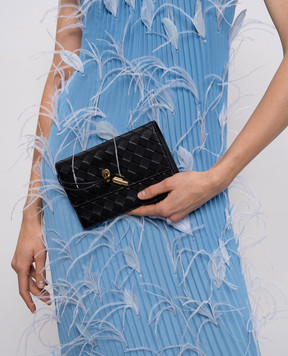 Bottega Veneta Черная кожаная сумка Andiamo 844107VCPP2