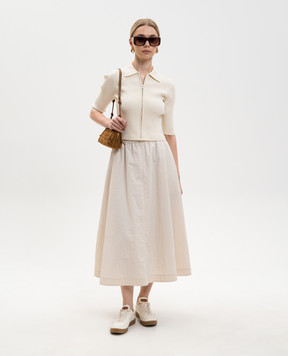 Juun.j Юбка миди цвета айвори JW6327W050