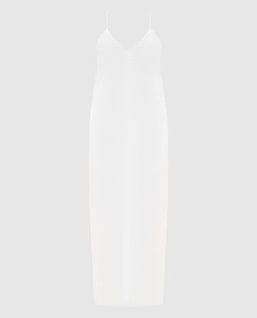Khaite Белое платье Taja из льна 5595218