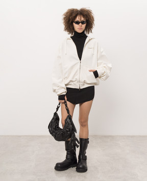 Vetements Спортивна куртка кольору айворі MH27ZU147W