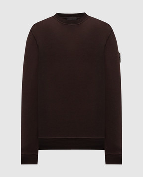 Stone Island Коричневий світшот з логотипом K2S156100069S0F28