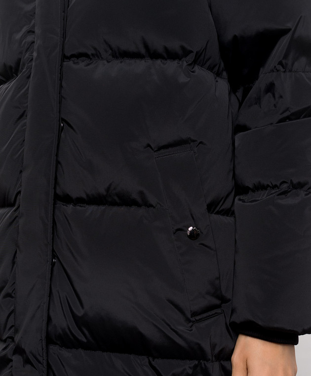 Woolrich Черный удлиненный пуховик CFWWOU2108FBUT1148 изображение 5