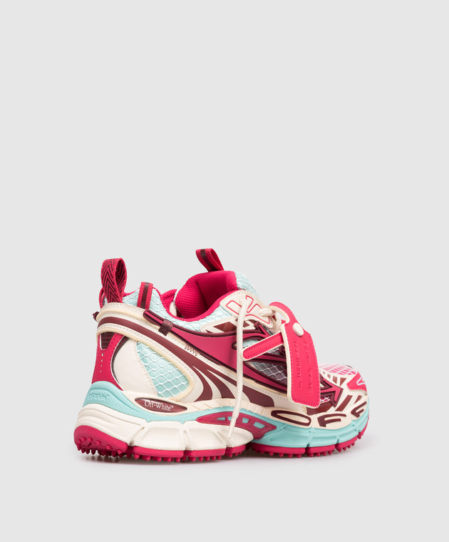 Off-White Розовые кроссовки Be Right Back OWIA289S26FAB004 изображение 3
