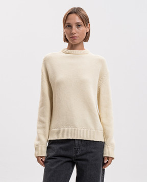 Jil Sander Желтый свитер из шерсти и кашемира J02GP0277J14860