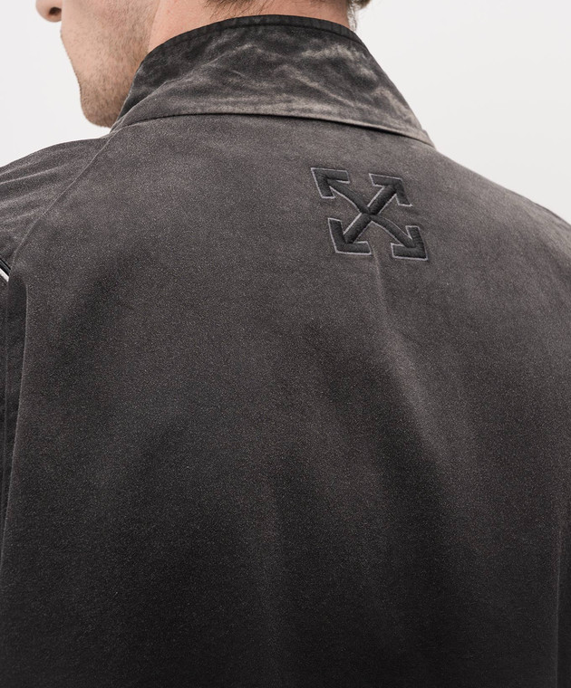 Off-White Черная спортивная куртка 44MBD05MS26F002 изображение 5