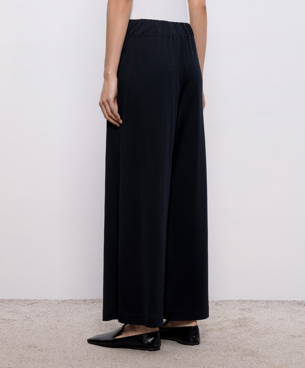 Intoca Синие брюки из шелка 232SIMSTRP изображение 4