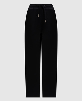 Ami Paris Чорні спортивні штани з емблемою UTR855747w