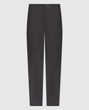 Brunello Cucinelli Серые брюки с шерстью M0W07P8584