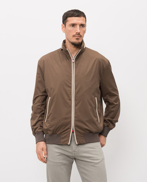 Kiton Коричнева куртка UW2314V0822H