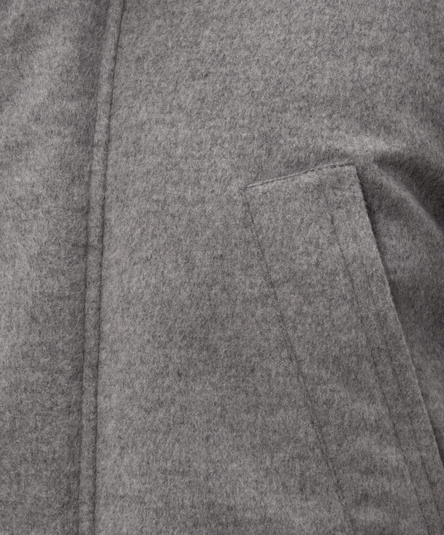 Brunello Cucinelli Серая куртка из кашемира MM4006005 изображение 5