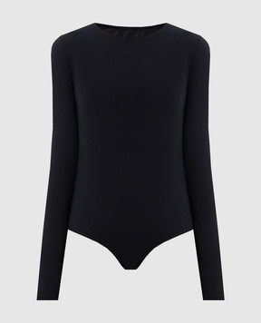 Maison Margiela MM6 Черный боди с принтом логотипа S52NA0075S20518