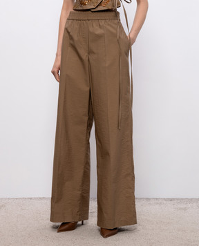Brunello Cucinelli Коричневі штани з бавовною M0F79P9131