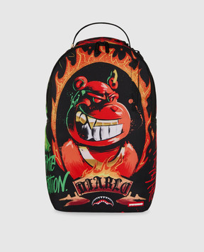 Sprayground Детский черный рюкзак DIABLO BILLION BURNIN 910B8618NSZ