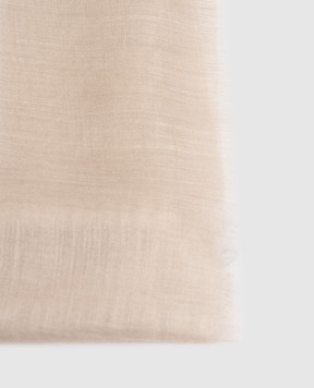 Agnona Бежевий шарф з кашеміру AS0301H7001