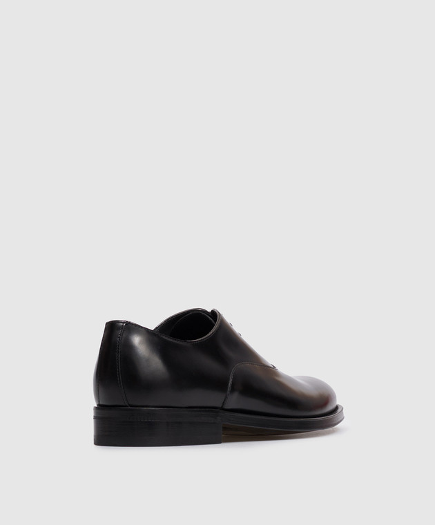 Canali Черные кожаные оксфорды RA01347621547 изображение 3