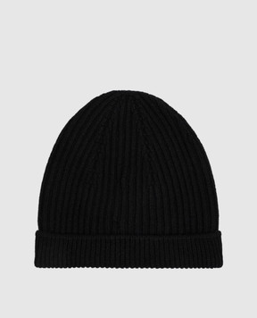 Bertolo Cashmere Черная шапка из кашемира 500019000005